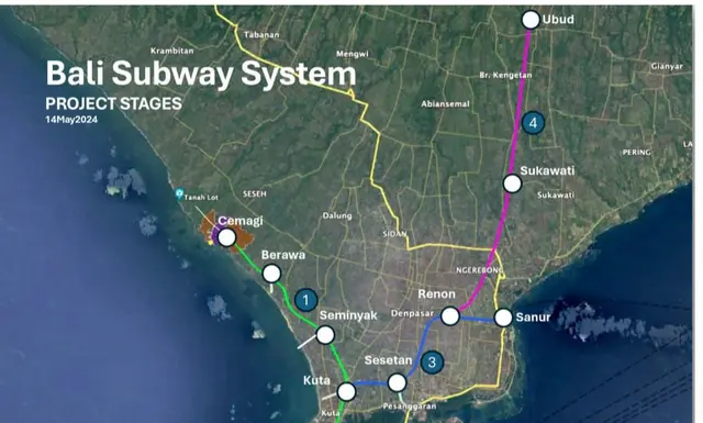 Bali LRT Project Has Begun, Ticket Price for Foreign Tourists Set at Rp. 600,000 for One Week Bali LRT Project Has Begun, Ticket Price for Foreign Tourists Set at Rp. 600,000 for One Week