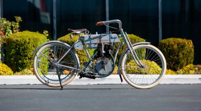 Rare Harley-Davidson Strap Tank Motorcycle Sells for Record $935,000 at Auction