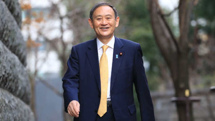 japan, prime minister of japan, yoshihide suga