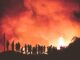 Fire Destroyed Greek Refugee Camp, 15 Tents Burned fire