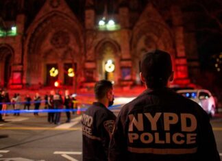 Open Fire Outside the Church, A Gunman was Shot Dead by US Police shooting at outside of St John the Divine Cathedral