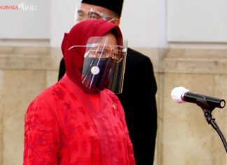 President Jokowi Allows Risma to Have Concurrent Positions Temporarily as A Mayor of Surabaya and Minister of Social Affairs Tri Rismaharini