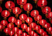 A less lively Chinese New Year celebration