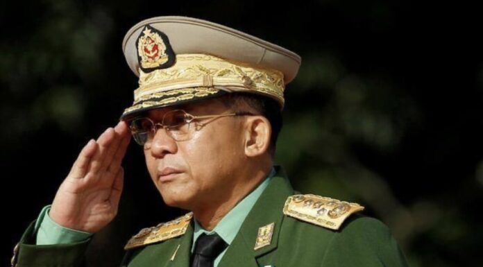 Min Aung Hlaing act as Myanmar coup leader