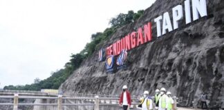 Tapin Dam inaugurated in South Kalimantan