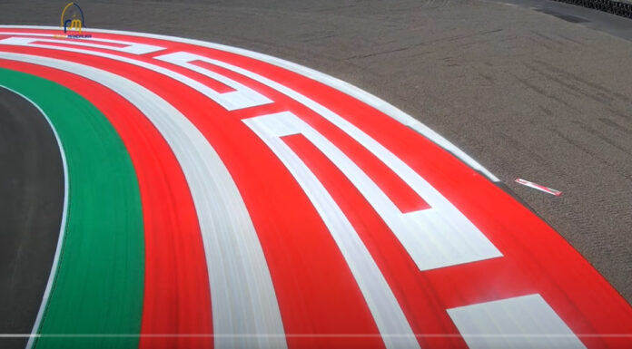 Circuit for World SBK Race is Painted with Batik Motif sirkuit batik