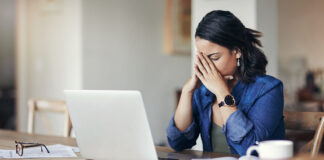 Four Tips for Maintaining Mental Health When Busy at Work during WFH.