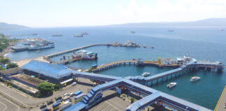 ASDP Ferry Port Is Crowded with Passengers after the Mandalika MotoGP Event