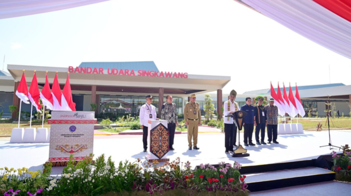 President Jokowi Inaugurates Singkawang Airport, A New Gateway to Kalimantan's Prosperit