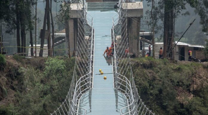 Be Ready to Enjoy the Bromo Mountains’ Beautiful Views Through the Glass-Bottomed Bridge