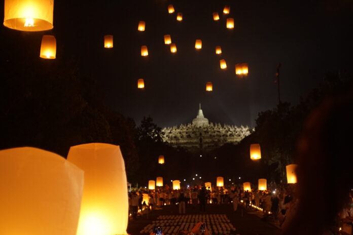 Vesak Celebration at Borobudur Temple