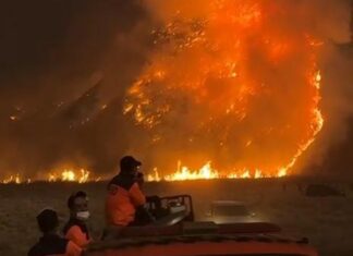 Mount Bromo Completely Closed as Wildfire Spreads Across TNBTS Mount Bromo Completely Closed as Wildfire Spreads Across TNBTS