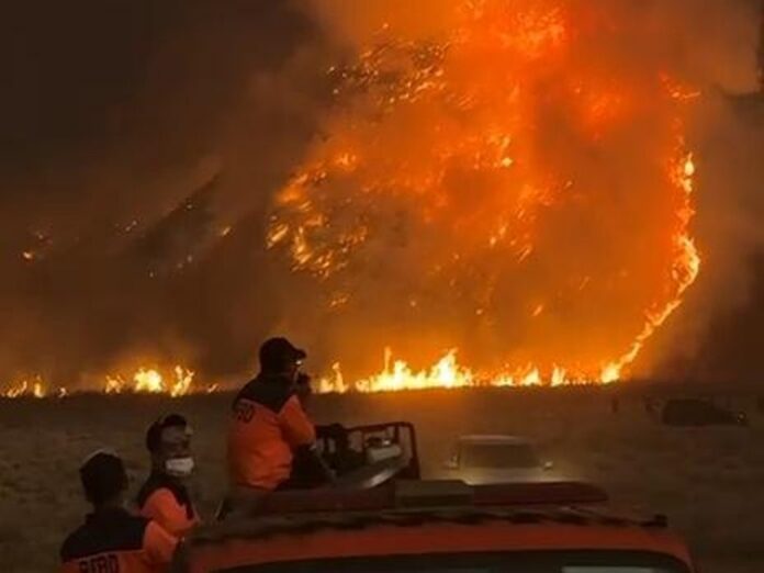 Mount Bromo Completely Closed as Wildfire Spreads Across TNBTS