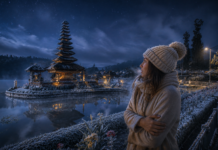 Residents Across Bali Feel the Chill as Nighttime Temperatures Decline illustration of cold temperatures at night in Bali
