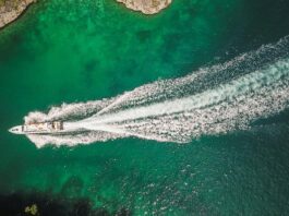 Speed Boat in Raja Ampat