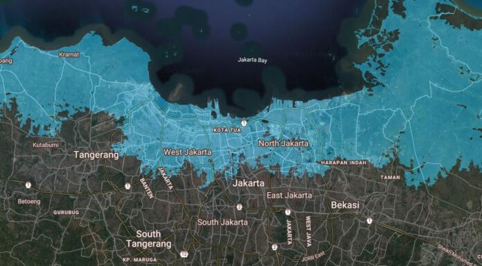The Threat of Jakarta Sinking Is Getting Real "Jakarta Sinking" is actually an issue that has been circulating for a long time. The issue was forgotten for a while. Now, the issue of the fate of the Jakarta area which is in danger of sinking, and other areas around the north coast of Java has resurfaced.